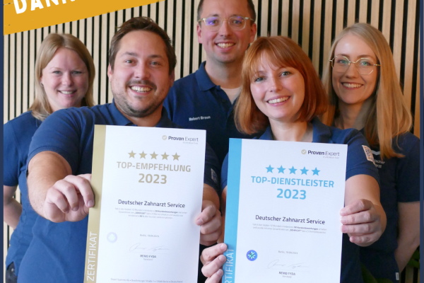 Wir sind Top-Dienstleister 2023 - Auszeichnung durch Proven Expert